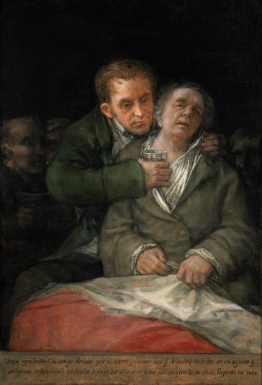 Self Portrait with Doctor Arrieta, 1820